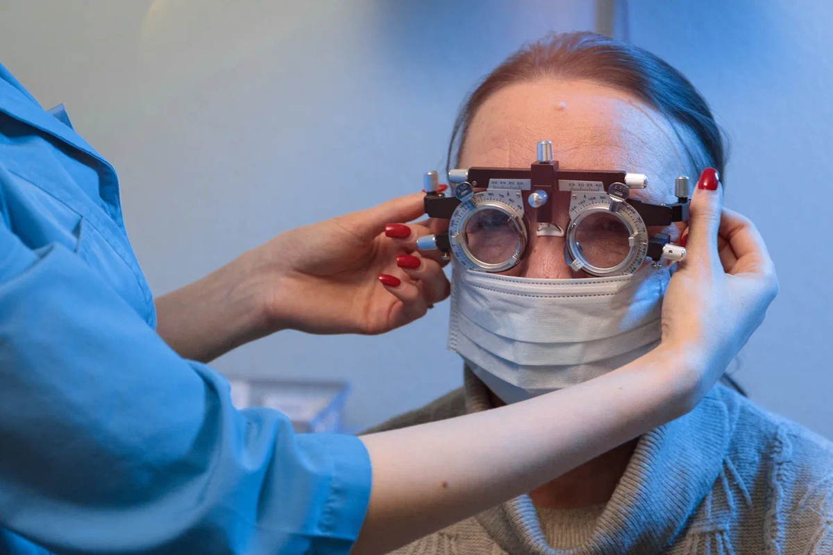 На приеме у офтальмолога