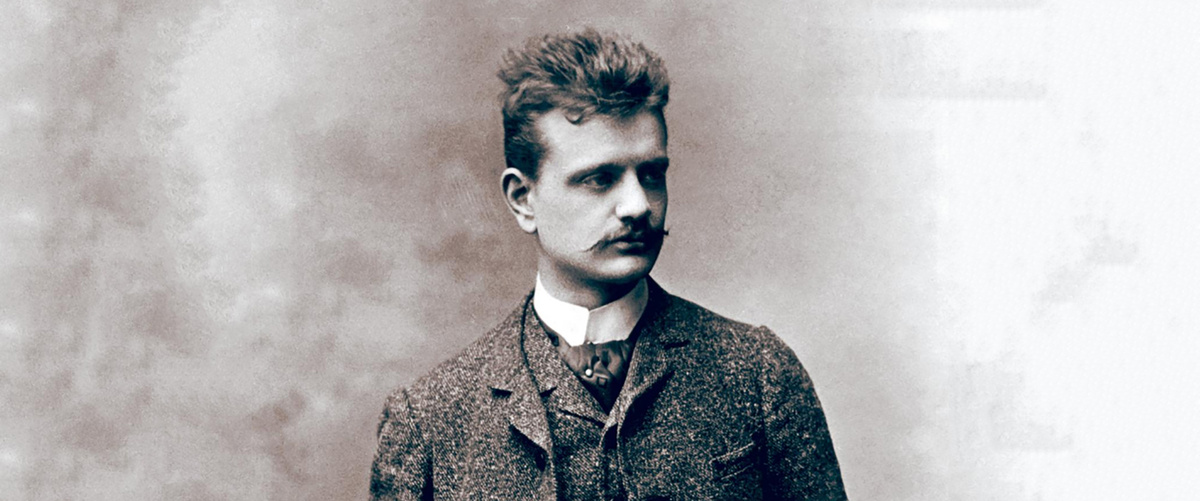 Ян Сибелиус (1865-1957) — финский композитор и дирижёр. Великое княжество Финляндское, Российская Империя.