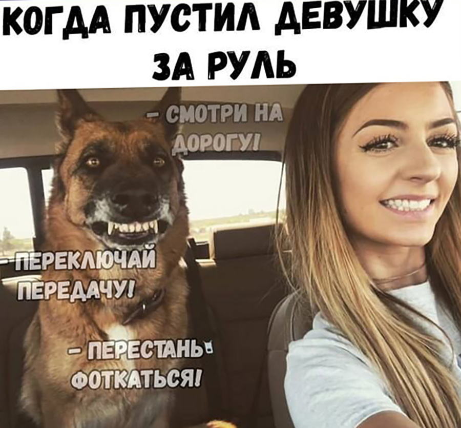 Девушка-водитель 