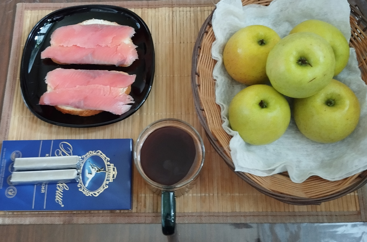 Мой скромный завтрак.