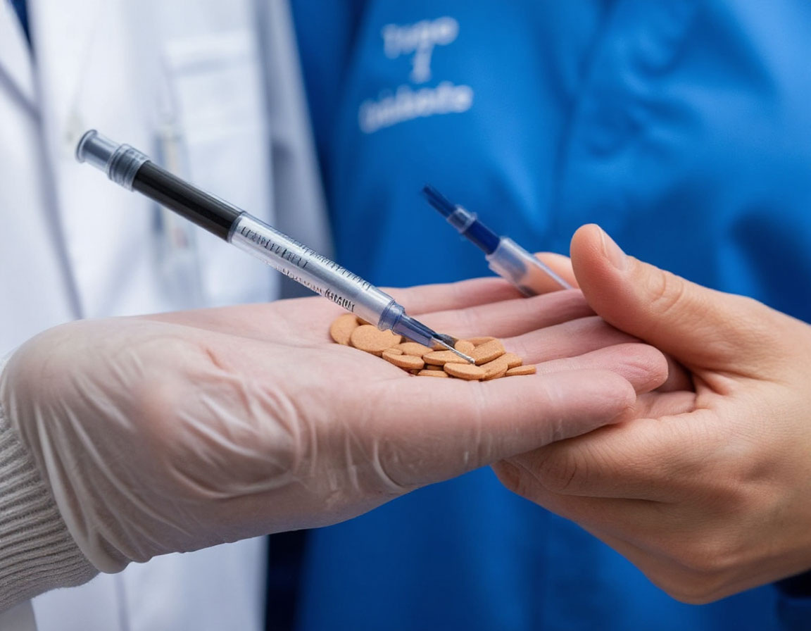 лекарства в руке 