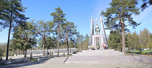 Памятник советским воинам на братском захоронении в «Роще Пятисот». / ФОТО автора Администратор  📷
