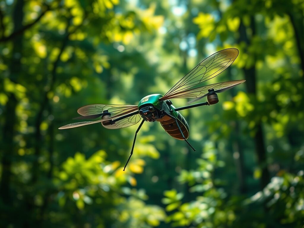 беспилотник в форме комара