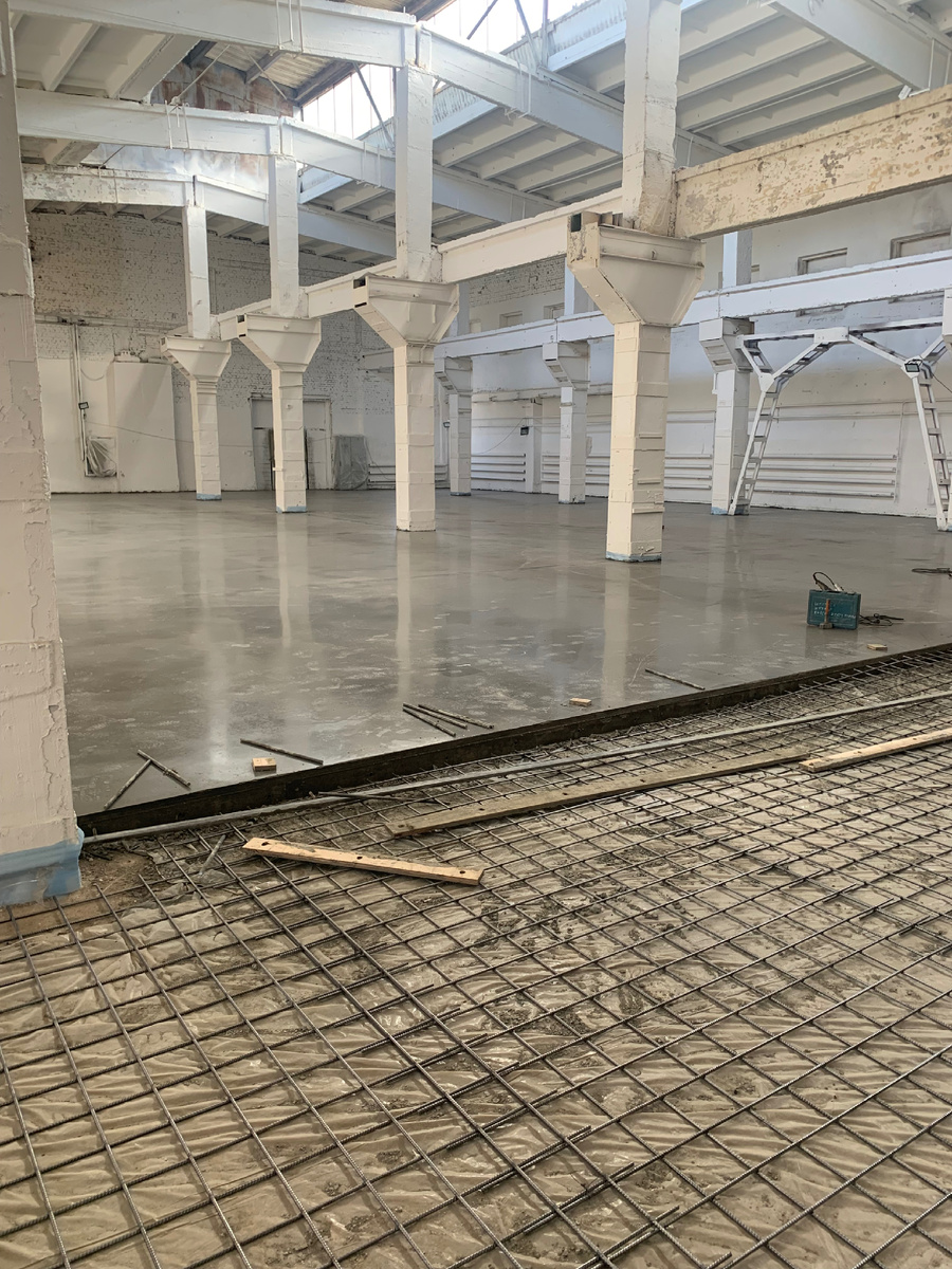 Бетонирование территории склада в Москве и Московской области!