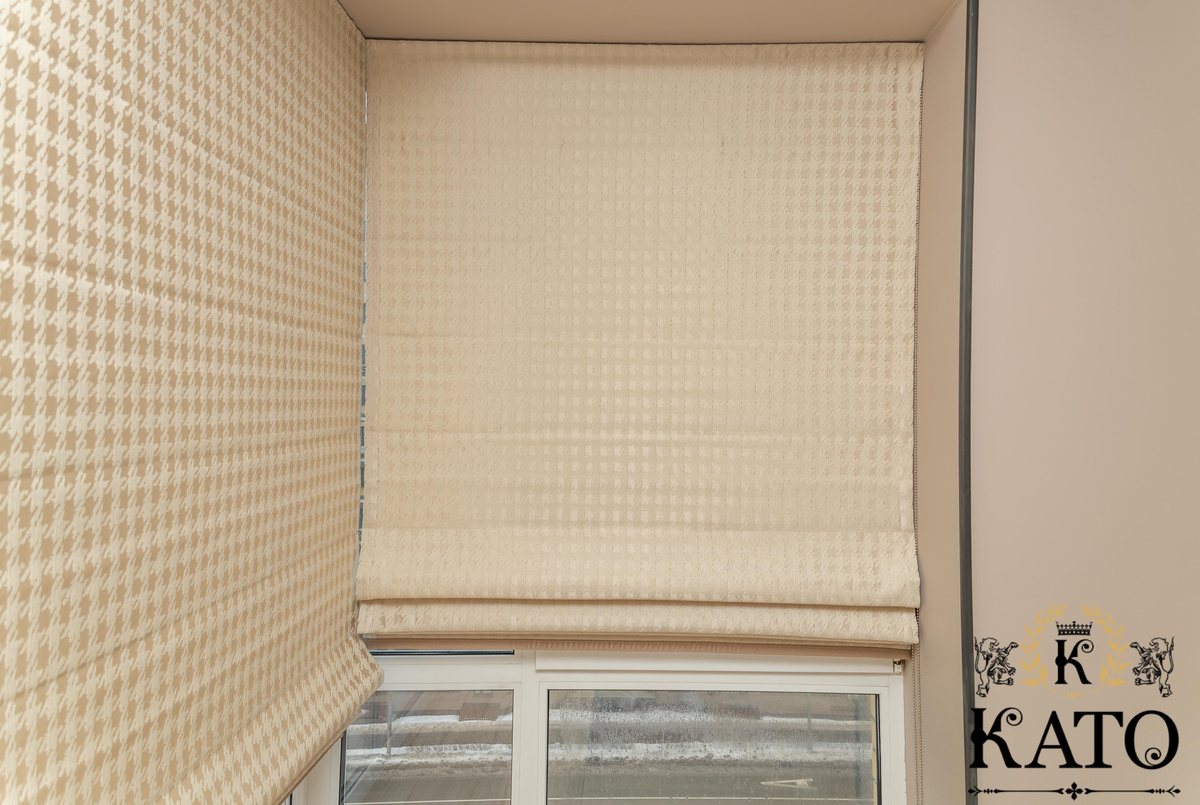 Римские шторы для спальни