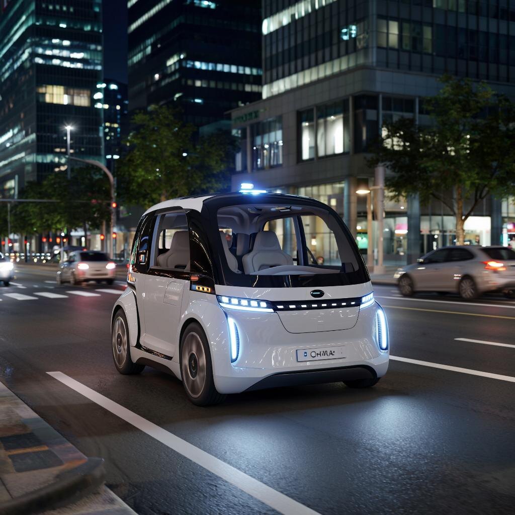 Так выглядит беспилотное такси. 