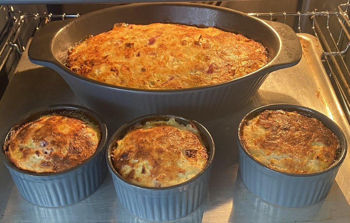 Фруктовая запеканка. Фото автора