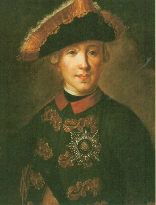 Петр III. Портрет работы Ф. Рокотова.