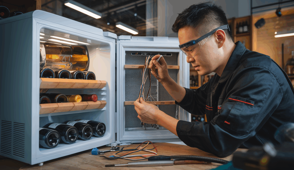    Винный шкаф слишком теплый — недостаточное охлаждение Михаил Юрьевич