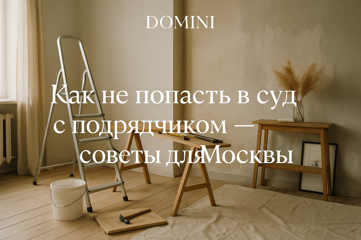    Как избежать споров с подрядчиком при ремонте в Москве