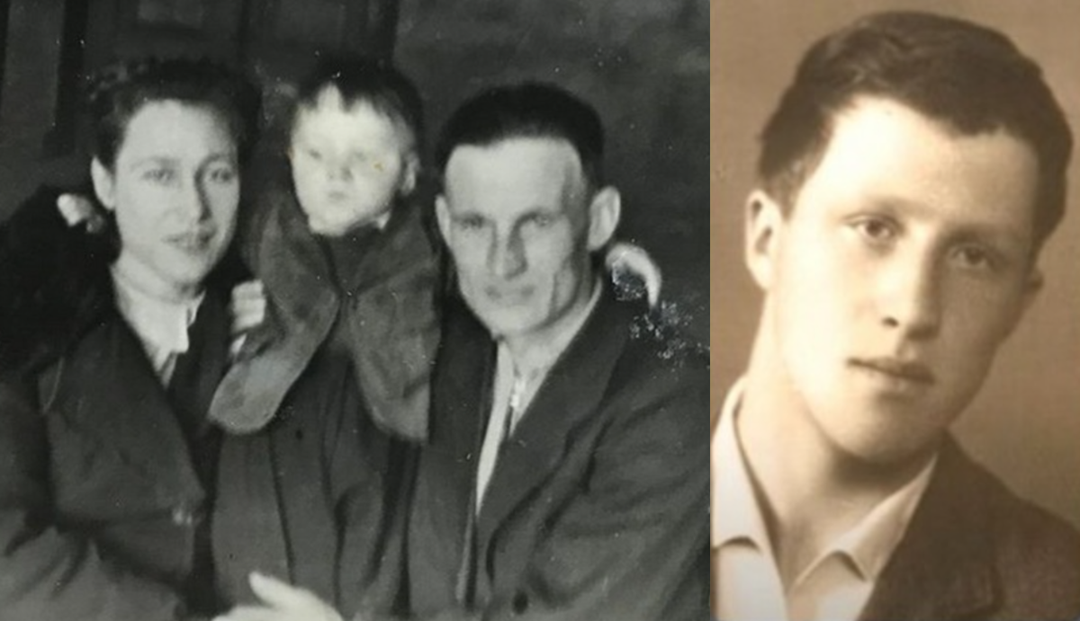 Владимир с родителями и в юности