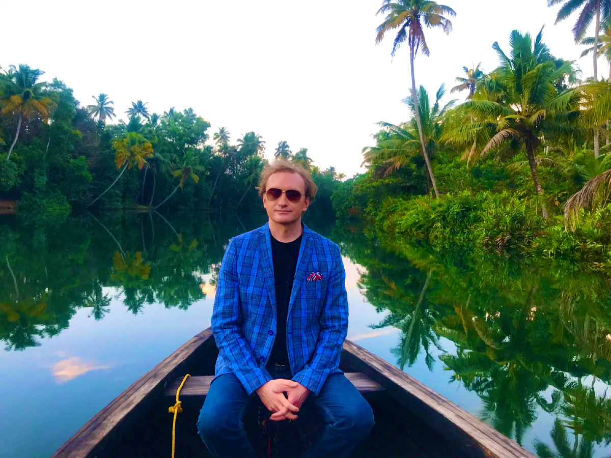 Георгий Гранкорд, доктор философских наук, основатель маркалинизма. Керала, Индия