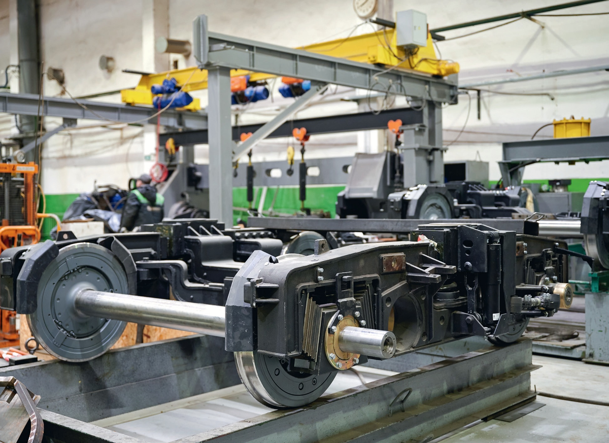 Моторная тележка BKM Holding для низкопольных трамваев моделей Т811 и Т856. Источник: BKM Holding