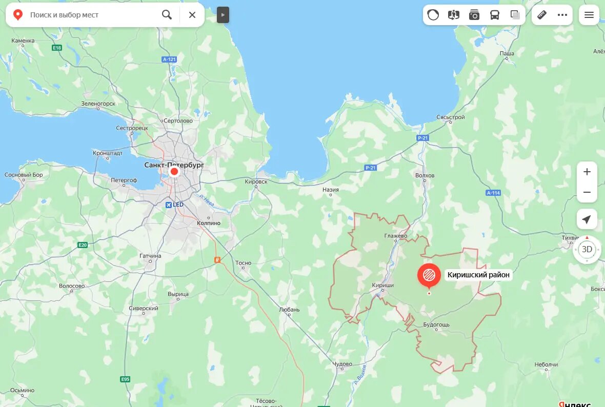    Фото: скриншот с сайта сервиса «Яндекс.Карты»