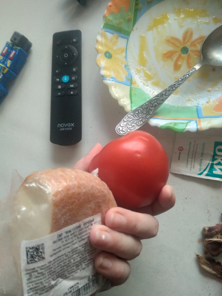 И получается аля капрезе, вкусно)