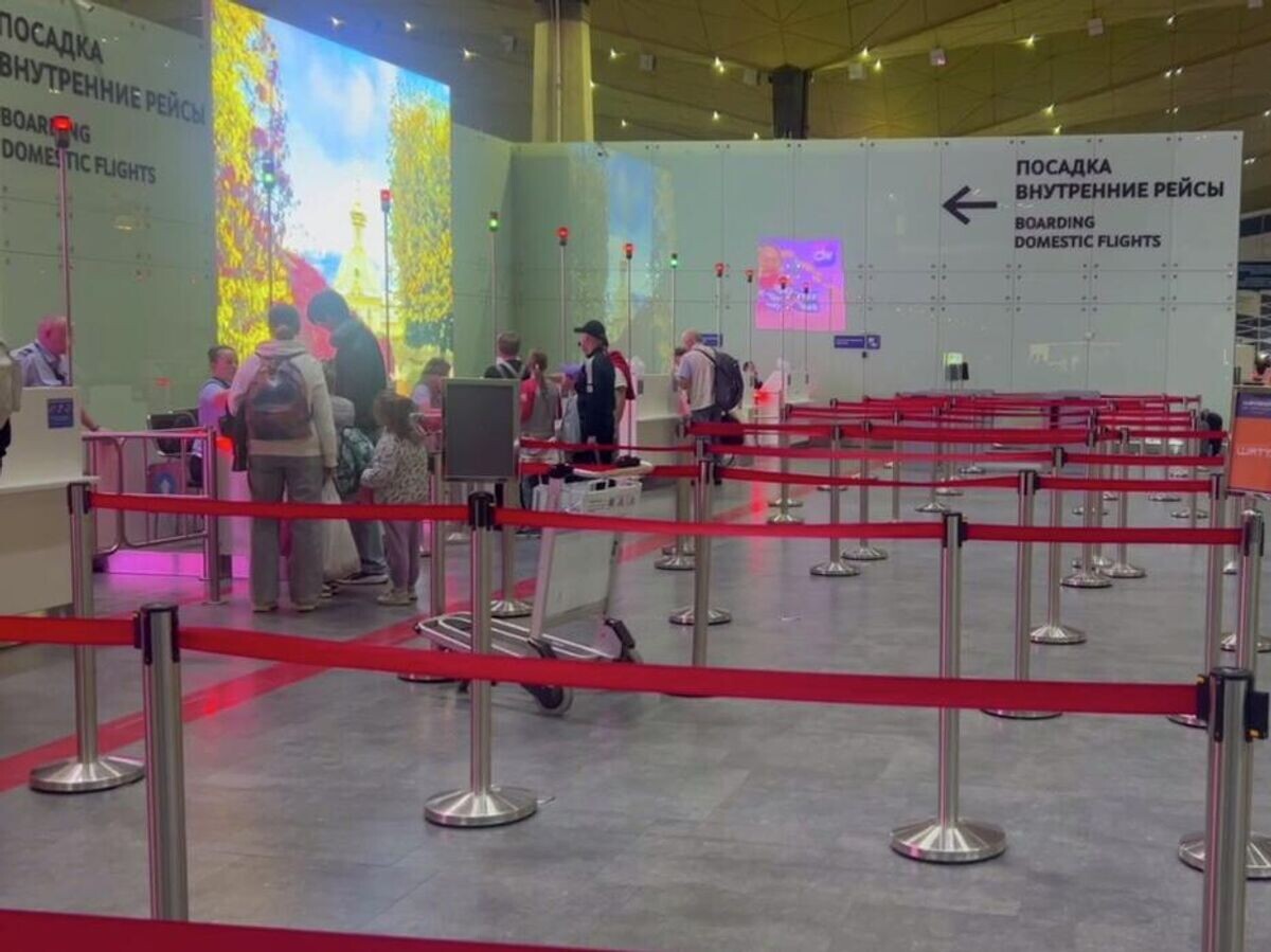    Обстановка в аэропорту Пулково© Аэропорт Пулково/Telegram
