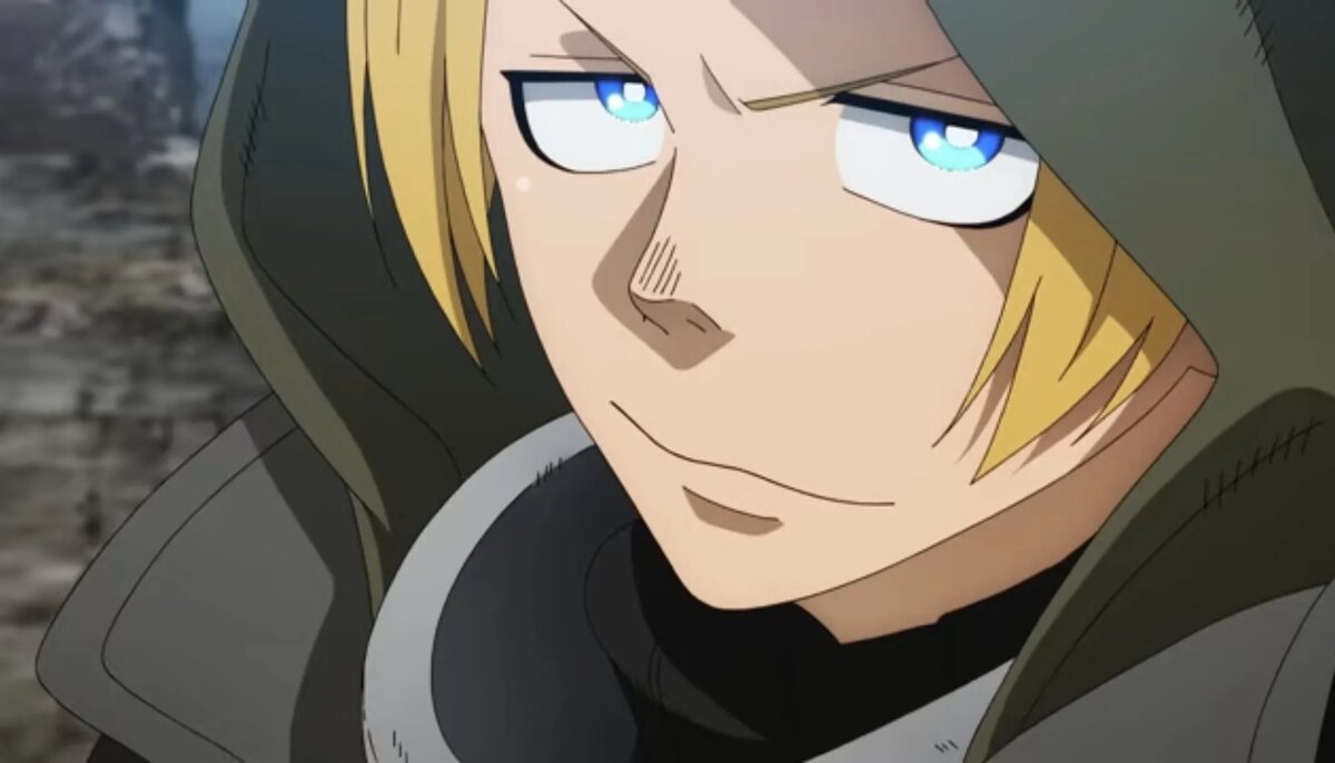 Кадр из аниме «Пламенная бригада пожарных»   📷