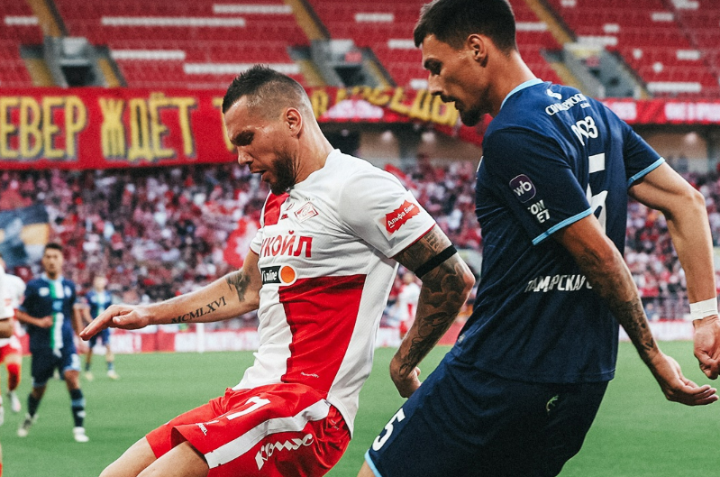 Антон Заболотный дебютировал за "Спартак". Фото: ФК "Спартак"