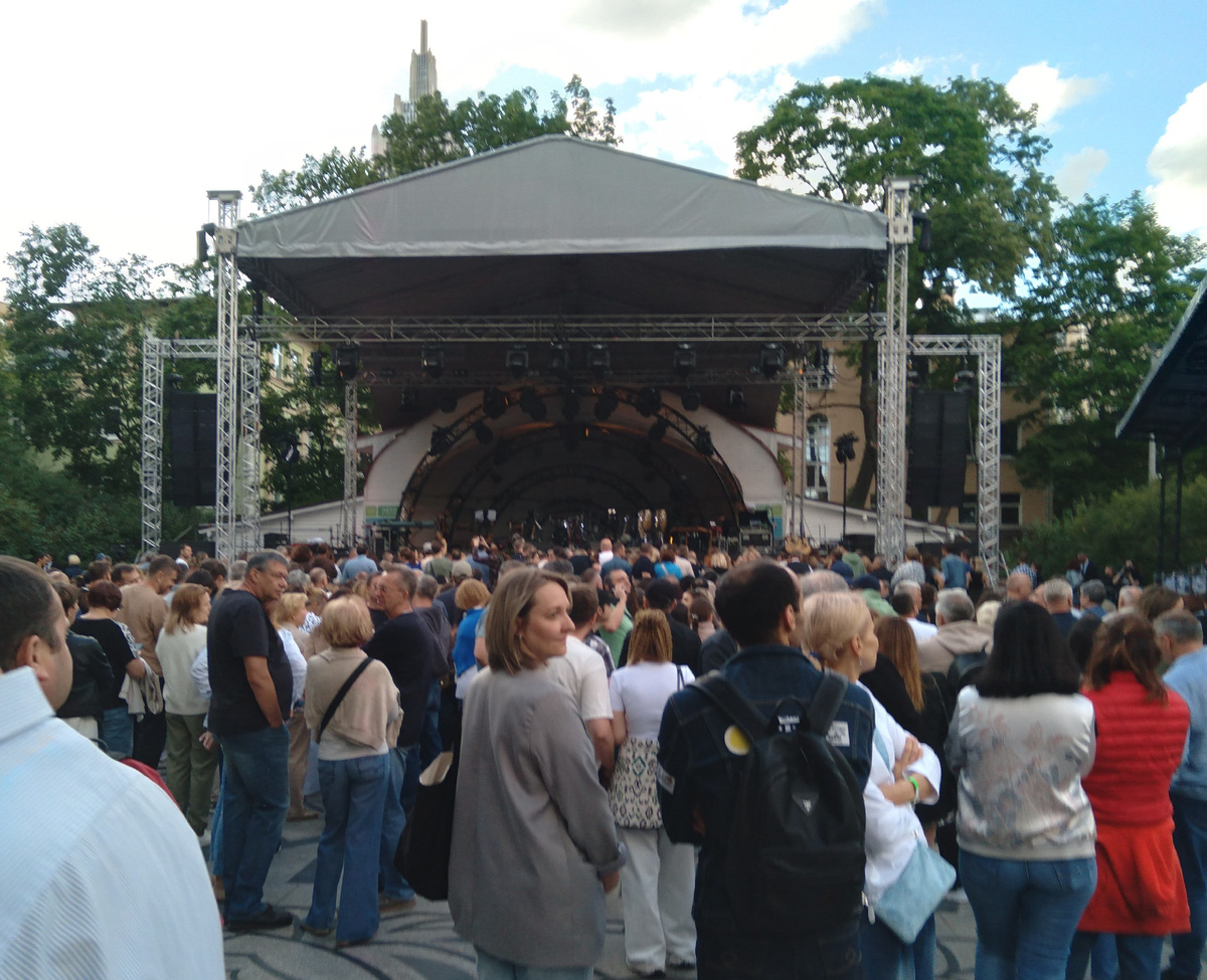 Перед концертом. 