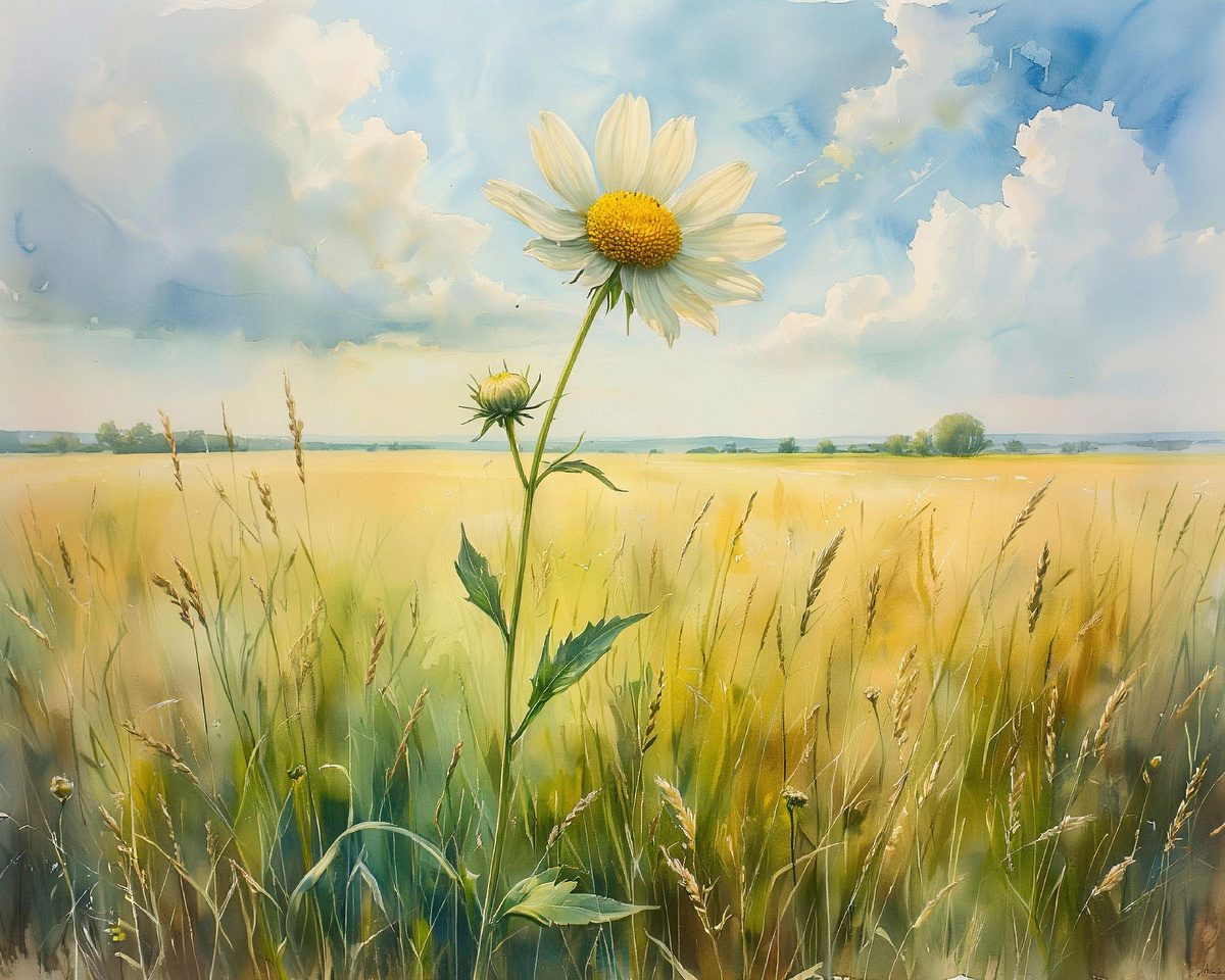 Цветок ветром гнёт, а он всё стоит. Вот и я так.