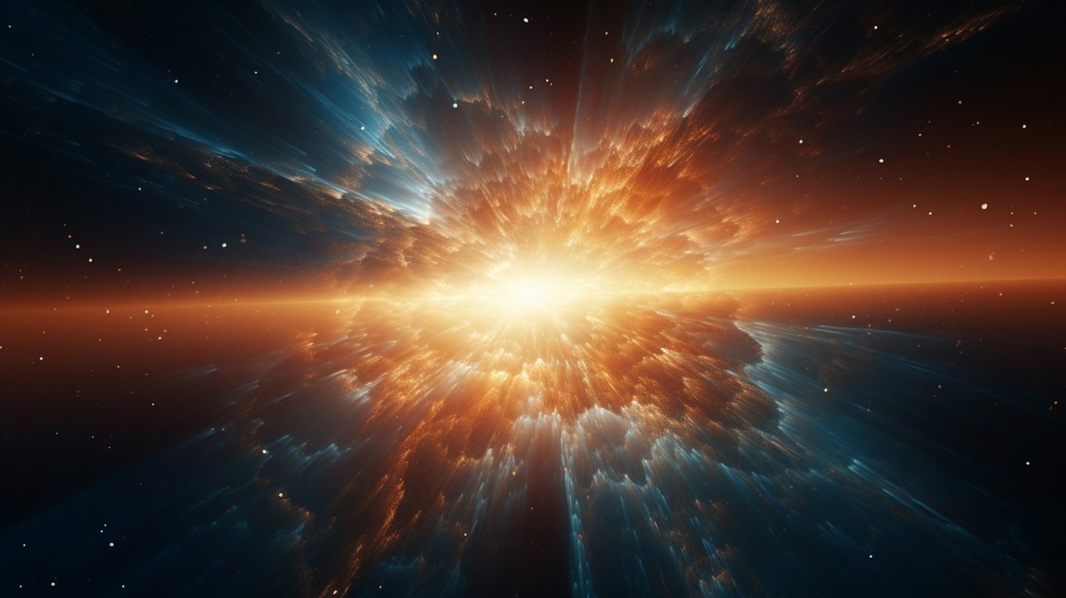    Большой взрыв, по мнению ученых, стал началом Вселенной