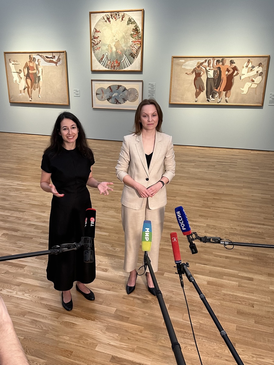 В ходе пресс-плоказа