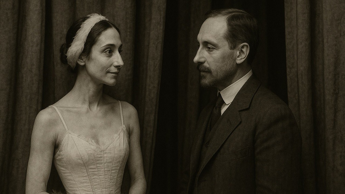 В целях иллюстрации. Анна Павлова и Виктор Дандре. Нарисовано нейросетью