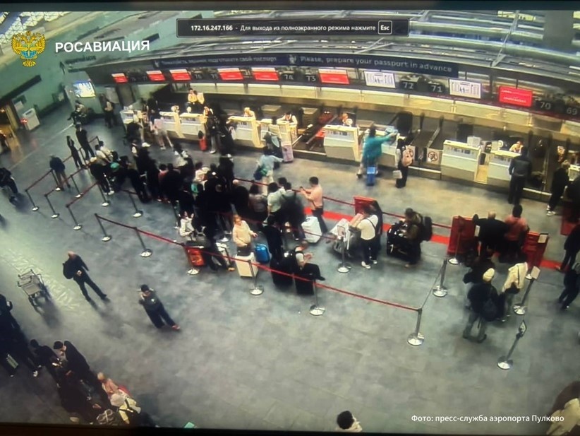   Текущая ситуация в аэропорту Пулково Автор фото: Росавиация