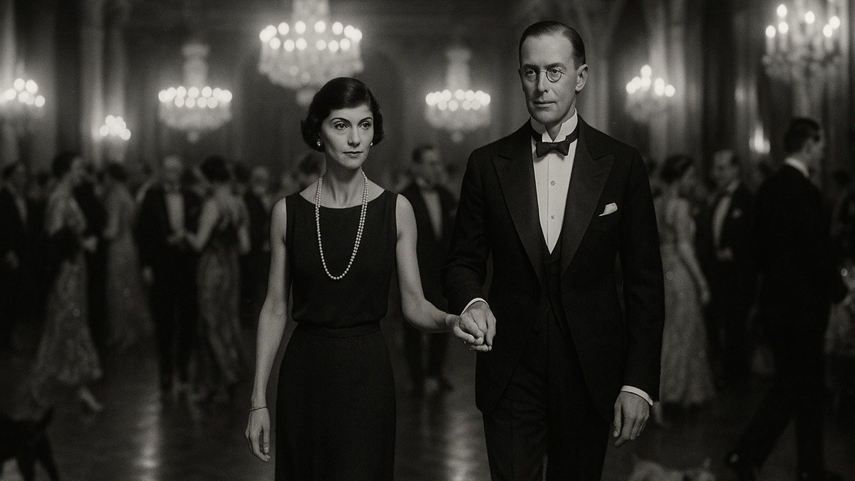 В иллюстративных целях. Коко Шанель и герцог Вестминстерский. Нарисовано нейросетью.