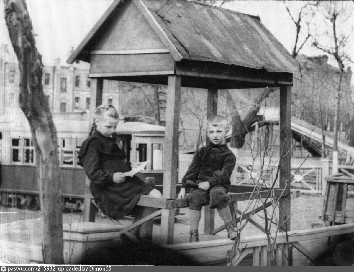Детский парк им. Прямикова, 1950 – 1952 г. Автор:А.Ф. Д. Источник https://pastvu.com/p/215932.