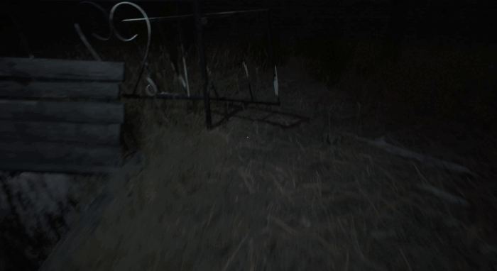 Gif картинка "Протагонист упал в яму"