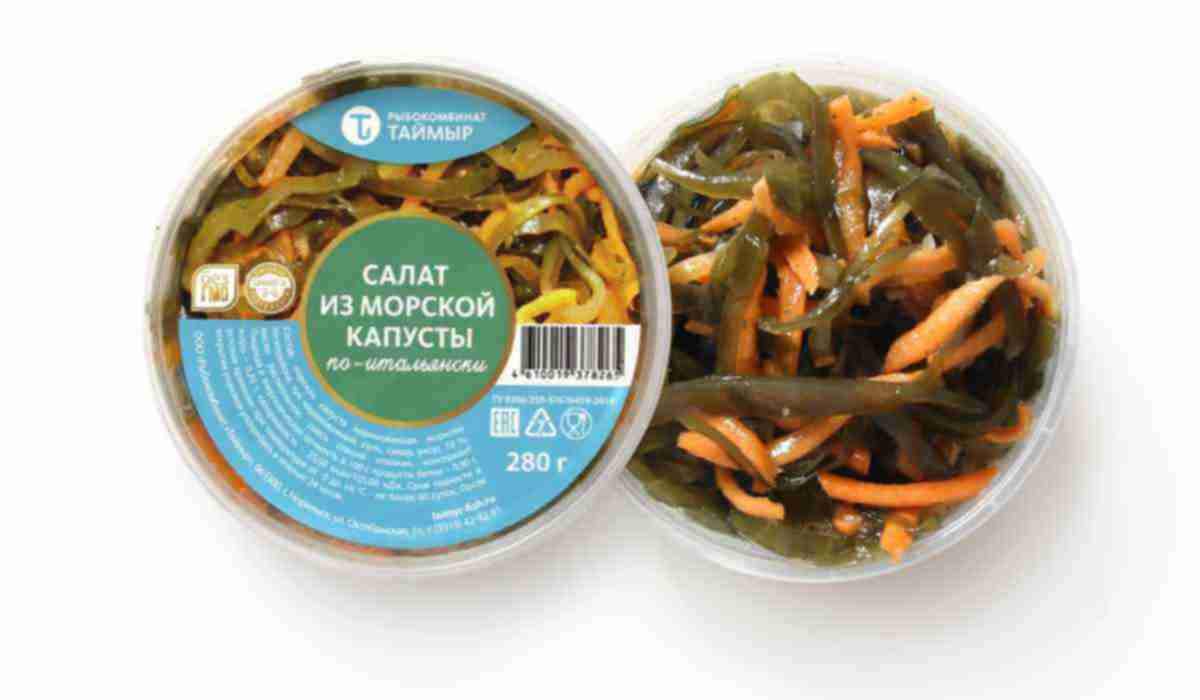    Секрет рыбаков Владивостока салат из морской капусты с кальмаром