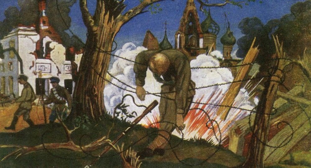 Ярославское восстание в акварелях Александра Малыгина, очевидца тех событий.