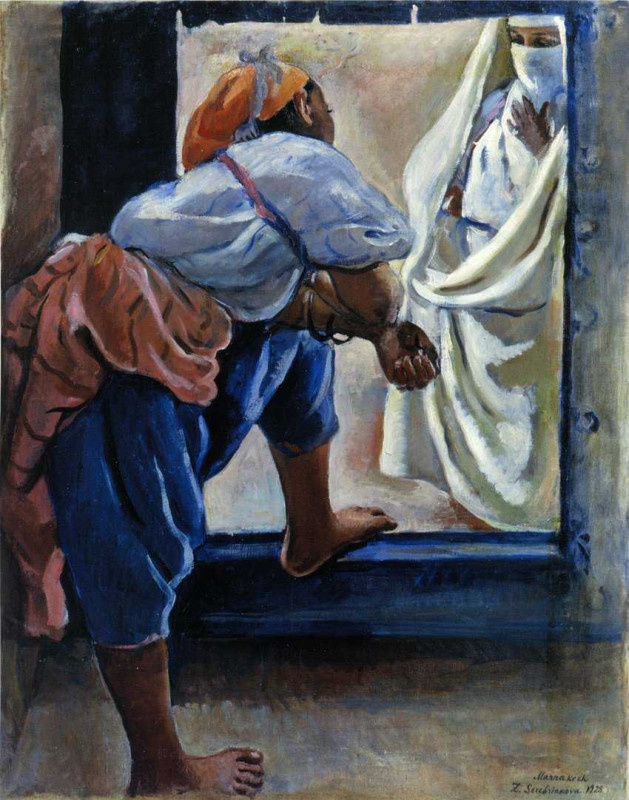 З.Е. Серебрякова. Марракеш, в дверях. 1928.
