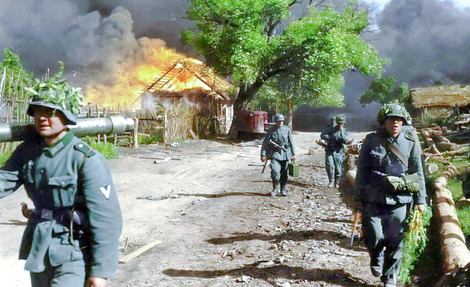 Гитлеровцы в Крыму, 1943 г.