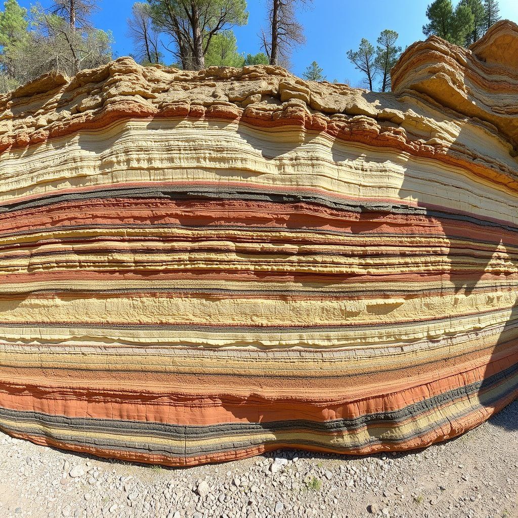 Литосфера — не только твёрдая оболочка Земли, но и система, которая хранит историю планеты. Изображение создано с помощью ИИ.