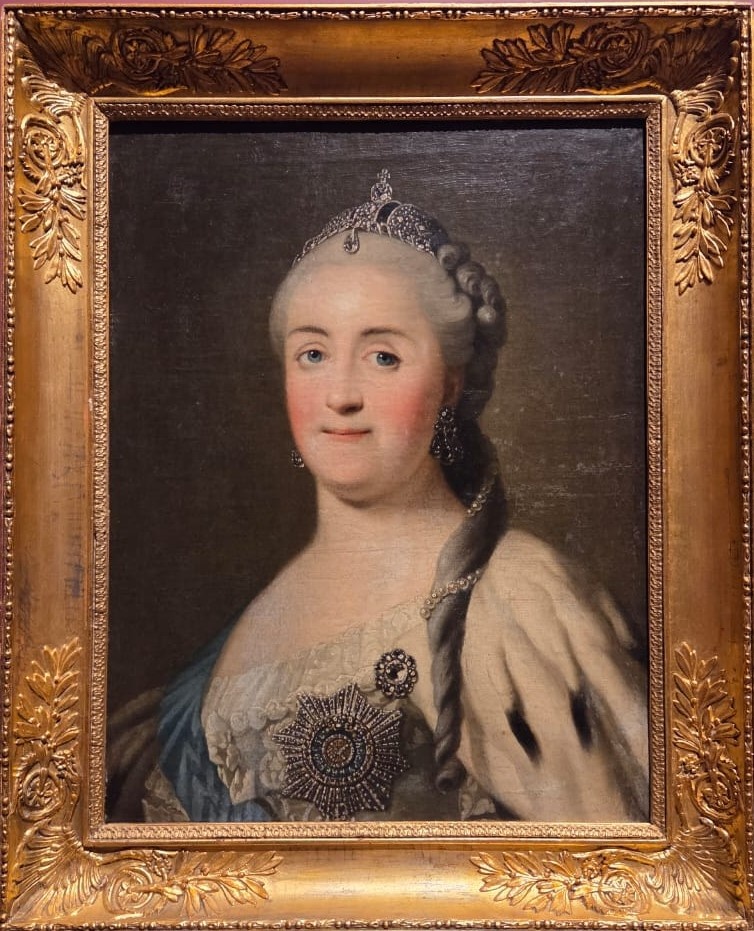 Генрих Бухгольц. Екатерина II Россия, 1770 г. холст, масло