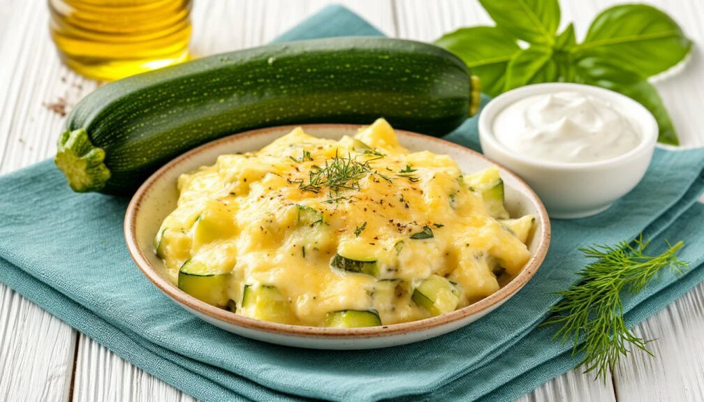 запечённые кабачки с сыром