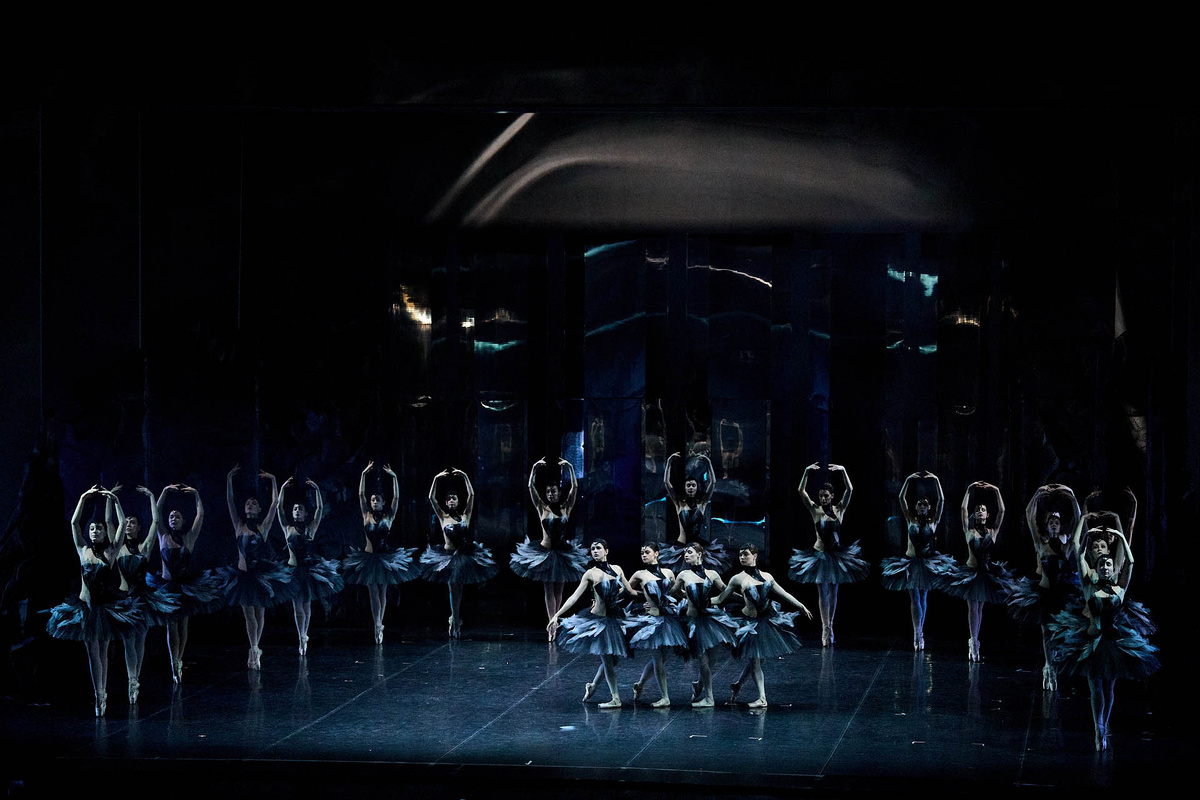 Сцена из балета "Лебединое озеро" (пост. А. Сергеева). Источник фото: www.operann.ru.