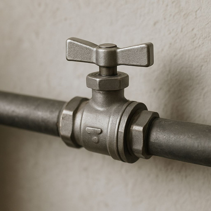     Фильтр грубой очистки всегда устанавливается после запорного вентиля и счётчиков воды, но до всех устройств-потребителей в квартире. То есть он должен быть первым в системе водоснабжения.