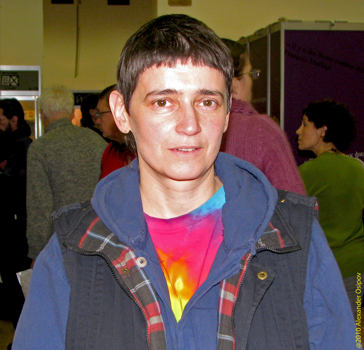 Анна Герасимова (Умка) на выставке Non/fiction. ЦДХ, 3 декабря 2010 г.