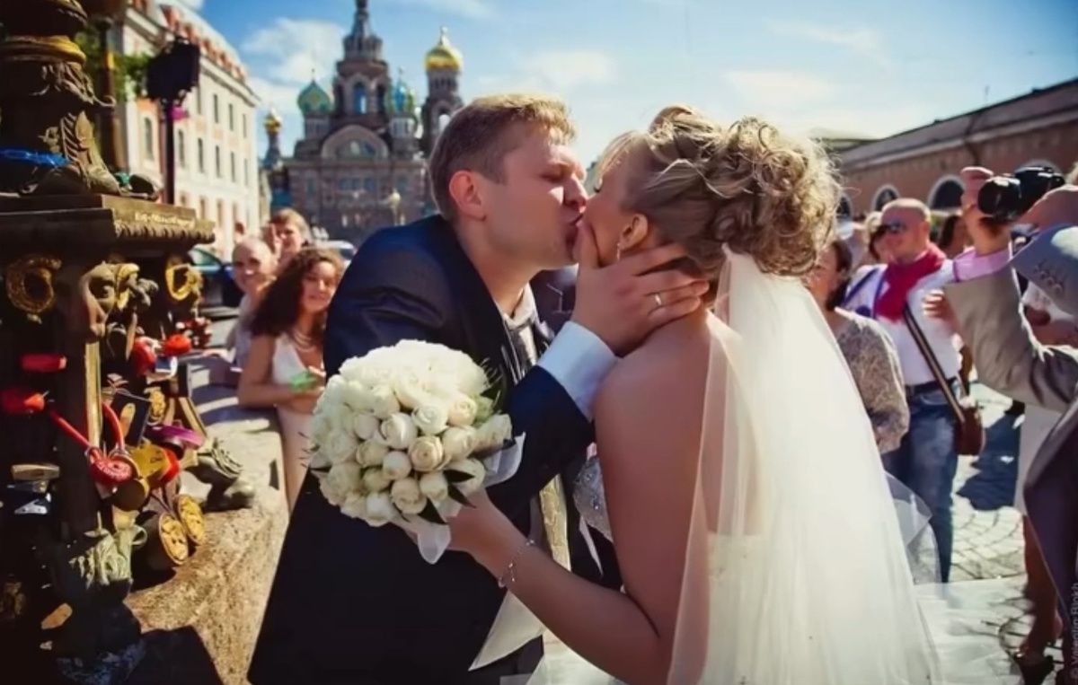 Свадебное фото Андрея Гульнева и Валентины Лебедевой