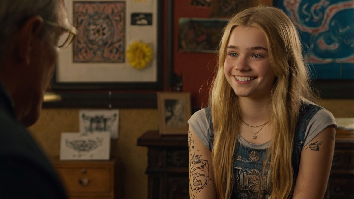 Близилось моё совершеннолетие. Я не хотела зависеть от родителей и искала способы заработать деньги. Тогда мне пришла в голову замечательная идея — совместить приятное с полезным. Можно же рисовать не только на холстах, но и на теле. Вечером отец пришёл с хорошей новостью, которая должна была меня обрадовать, но вместо этого я почувствовала грусть.