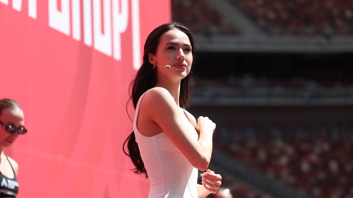 Алина Загитова на Дне московского спорта