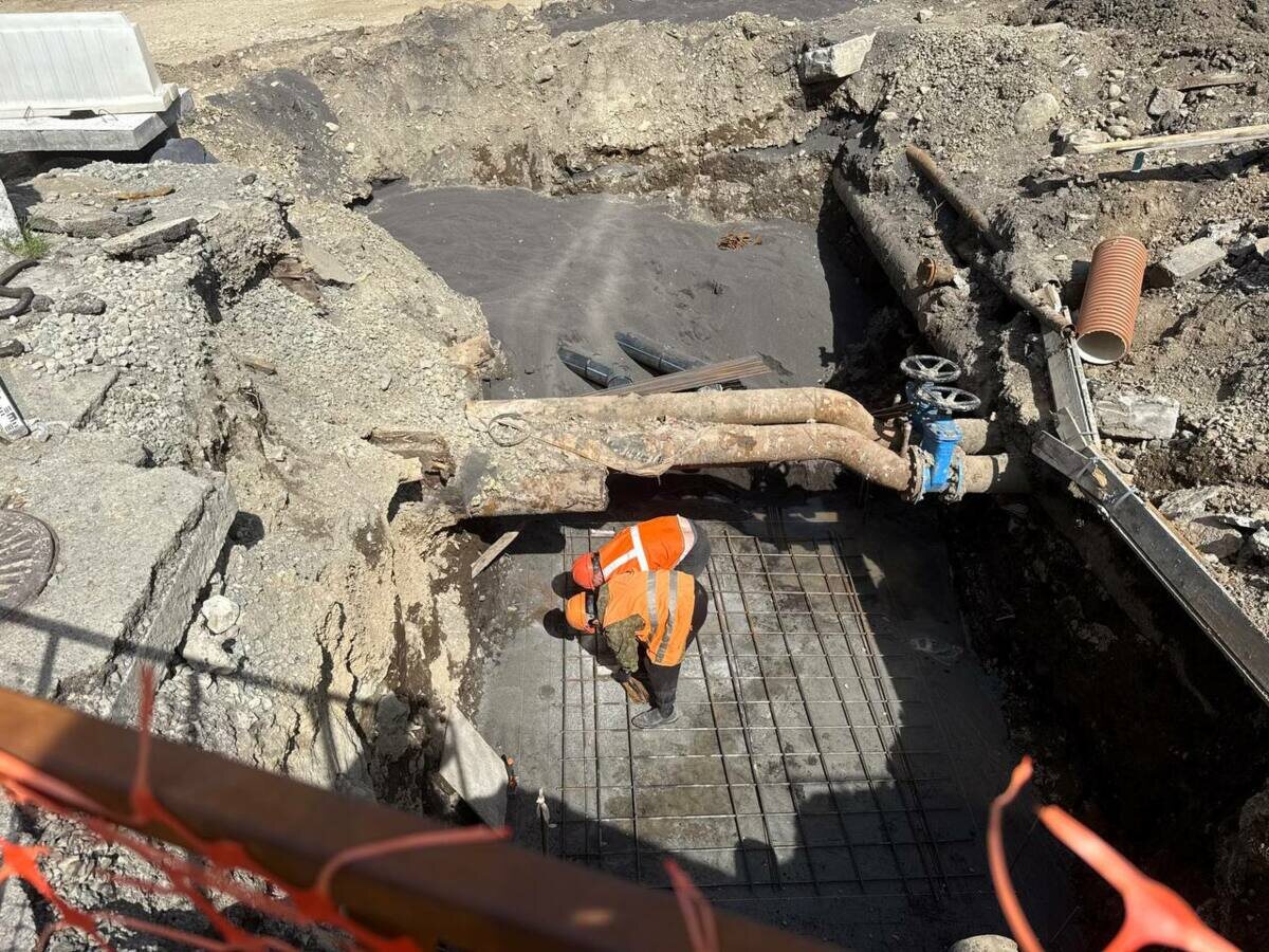 Фото: Работы по замене труб на улице Ленинской в Петропавловске-Камчатском / kamgov.ru