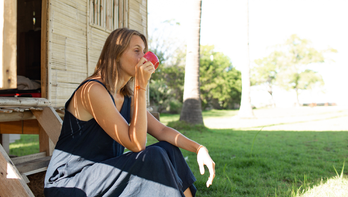 яблоня, компот и печка