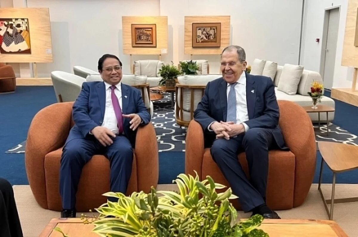    Лавров и премьер Вьетнама Фам Минь Тинь обсудили международную торговлю