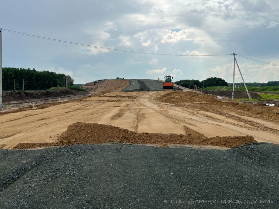    Строительство путепровода в Панкрушихинском районе. Источник: Министерство транспорта Алтайского края