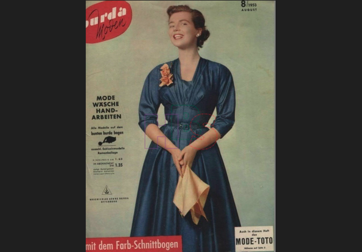 Один из первых номеров журнала "Бурда моден"