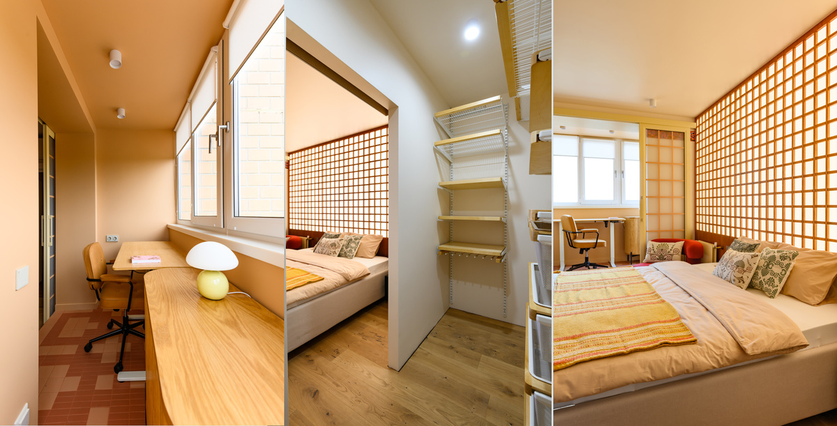 Квартирный вопрос - спальня с кабинетом на балконе